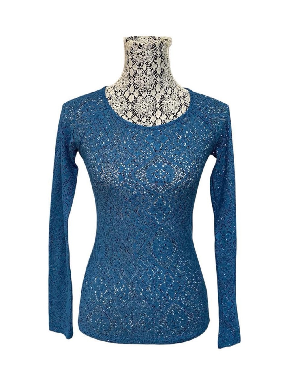 Mudd Blue Knitted Long Sleeve